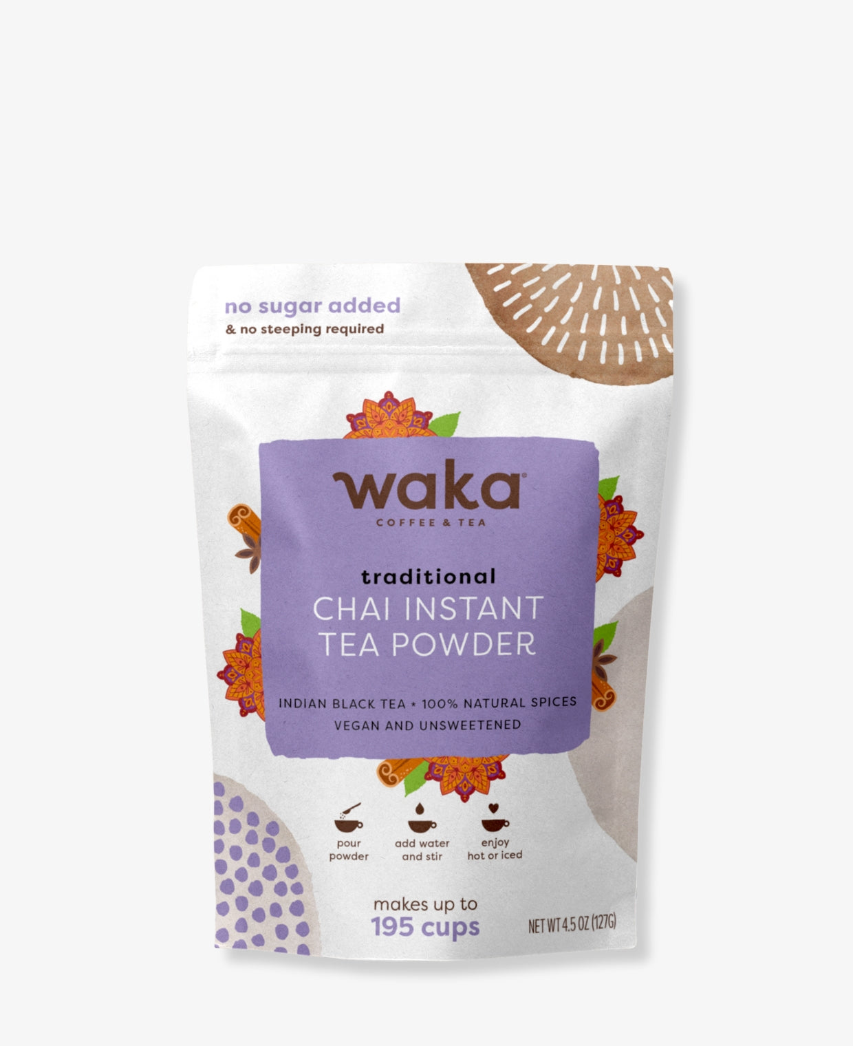 Unsweetened Traditional Instant Chai Tea 4.5 oz Bag